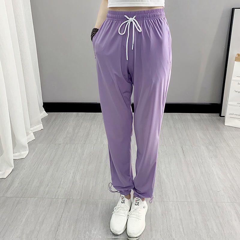 Breathable Quick-drying Sports Pants for Women's Summer Outdoor Running Pants