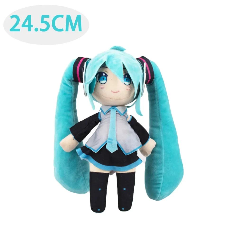 24-29cm Hatsune Miku Plush Anime Kawaii Cute Cool Toys Dolls Plush Room Car Desk Decoration Birthday Gifts For Fan Kawaii Plush