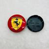 1 peça 56mm Emblema Cavalo Ferrari Emblema Calotas Centrais de Roda de Carro Capas de Aro Adesivos Para Ferrari SJ Roma F8 SF90 Acessórios