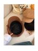 Women's Sweet Bear Ears Suede Octagonal Beret - Cute, Versatile Autumn/Winter Hat for a Flattering Fit