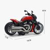 1: 12 Scale Pull Back Motorcycle Toy with Music Light Alloy Motorcycle Model for Boys Girls