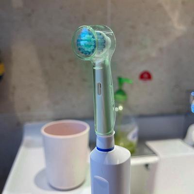Toothbrush Dustproof Covers Caps Compatible with Braun Oral B Electric Toothbrush Round Replacement Brush Heads Series Protector