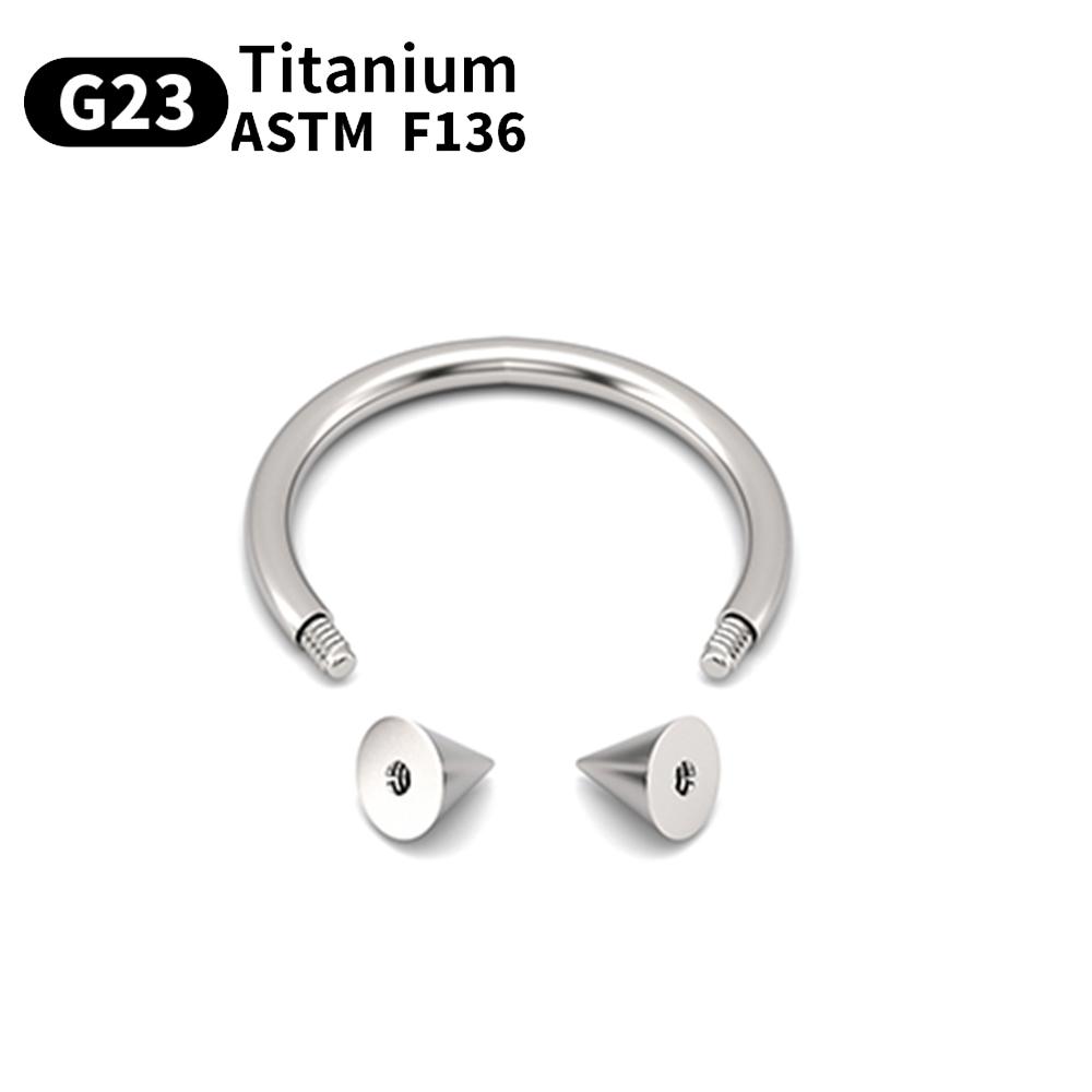 1/5 Stück G23 Titan Nasenringe Piercings Lippe Augenbraue Ohr Septum Helix Knorpel Septum Körperschmuck Piercing Labret Nase C-Stab