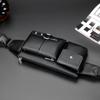 Adjustable Belt Strap Man's Leather Waist Bag Large-capacity PU Leather Waist Bag  Man