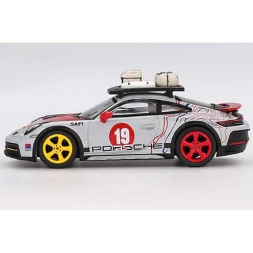 Sunrich MINI GT 1/64 Scale Porsche 911 Dakar Uncle Rally (Left-Hand Drive) Finished Model MGT01068-L