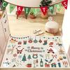 Nordic Christmas Cartoon Luxury Absorbent Holiday Doormat