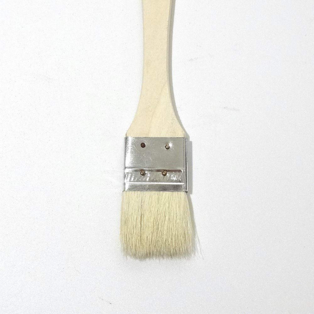 Hakeichi Special Price Paint Wooden White Goat 10 Pieces Brushes, Handle, Gold-Wrapped Rack, Hair, 30mm,