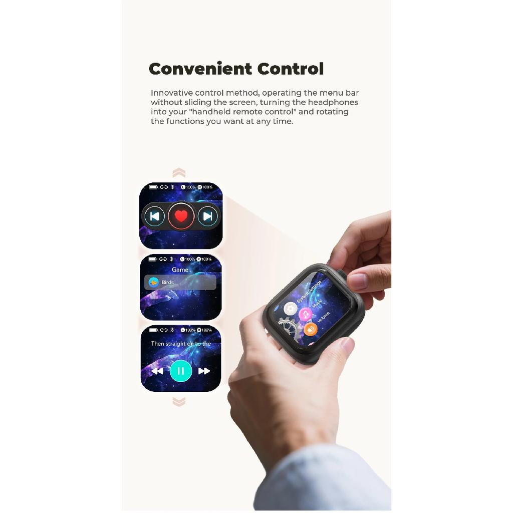 Headphones Bluetooth 5.2 TWS HTC Wireless Earphones Sports Earbuds With Microphone Full HD LCD Display Control Music Headset