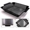 Large Capacity Metal BBQ Pan Heat Resistant Grill Basket Cooking Tools Grill Tray  Home Cooking