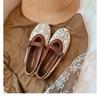A New Style of Women's Shoes with A Hollowed-out Design and A Versatile Shallow Opening One-shoulder Style Devotion