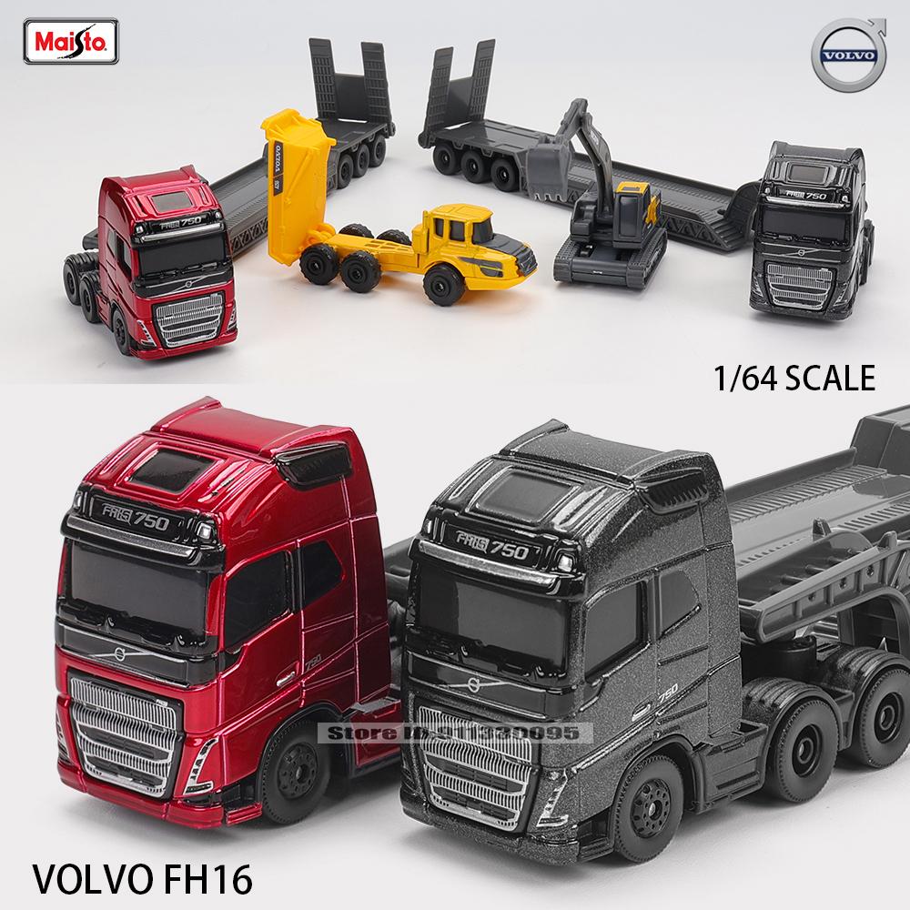 מאיסטו 1:64 SCANIA 770 S וולוו מלגזה רכב הובלה מחפר דגם מדויק ממתכת יצוקה מכונית דגם אוסף מתנה