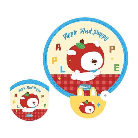 

Cartoon Folding Round Fan with Photography Reflector Portable Lightweight Pocket Size Outdoor Travel Camping N