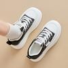 Spring new small size casual shoes women's platform Korean version spot breathable single shoes heightening sports little white shoes women