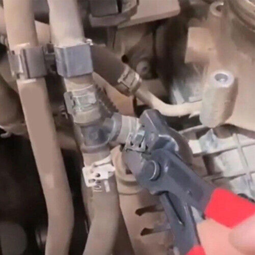 Professionelle Bremszangen- und Kraftstoffleitungs-Crimpzange für Autos, Automobil-Ölschlauch-Reparaturwerkzeug für Autos, Motorräder, Wartung