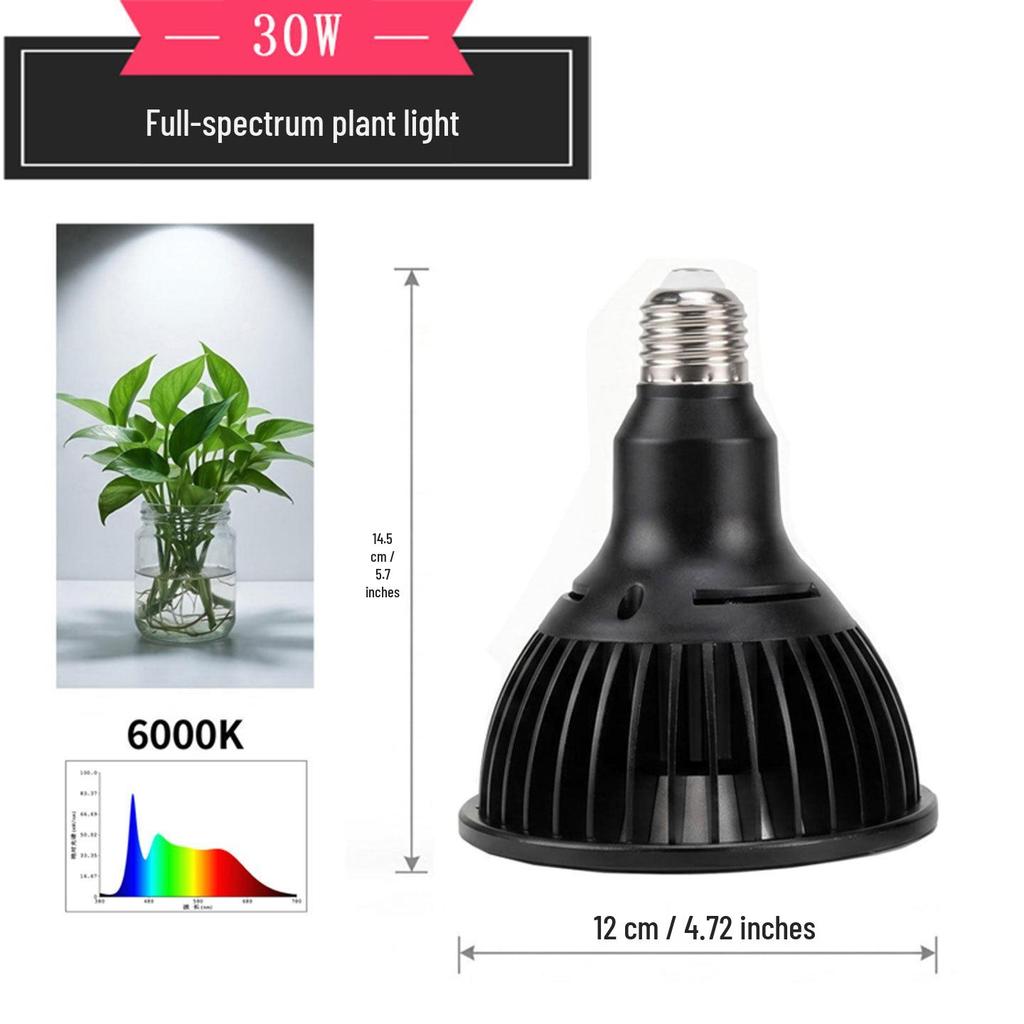Vollspektrum E27 Sonnenlicht LED Pflanzenlampe für die Pflanzenzucht
