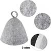 Adjustable Sauna Hat Thermal Protection Felt Sauna Cap Relaxation Gear Sauna Cap  Home Sauna