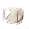 Case for Collectible Figures with Door, Organizer Box Miniature Statues