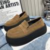 Popular Loafers 2025 New Casual Shoes Comfortable and Fashionable Versatile and Thin Ultra-light Thick-soled Women's Versatile Trendy Shoes Women