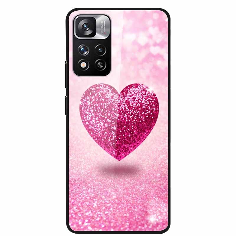 Tempered Glass Case For Xiaomi Redmi Note 11 Pro+ 5G Cover Hard Protective Funda for Redmi Note 11 Pro Plus 5G Luxury 6.67 Inch