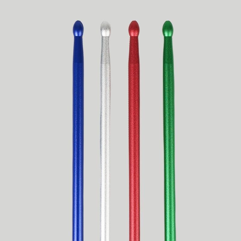 1Pair 5A Aluminum Alloys Drumstick Nonslip Drumstick for Beginner, Student, Adult