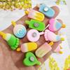 10pcs Mixed Colors & Designs Small Size Summer Popsicle Icecream Fridge Magnets Home Decor Office Kitchen Decoration Ornaments