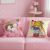 Cute RRainbows BBrite Pillow Case Soft Plush Fabric DoubleSided Printed Cushion Cover Warm Winter Sofa Pillow Case