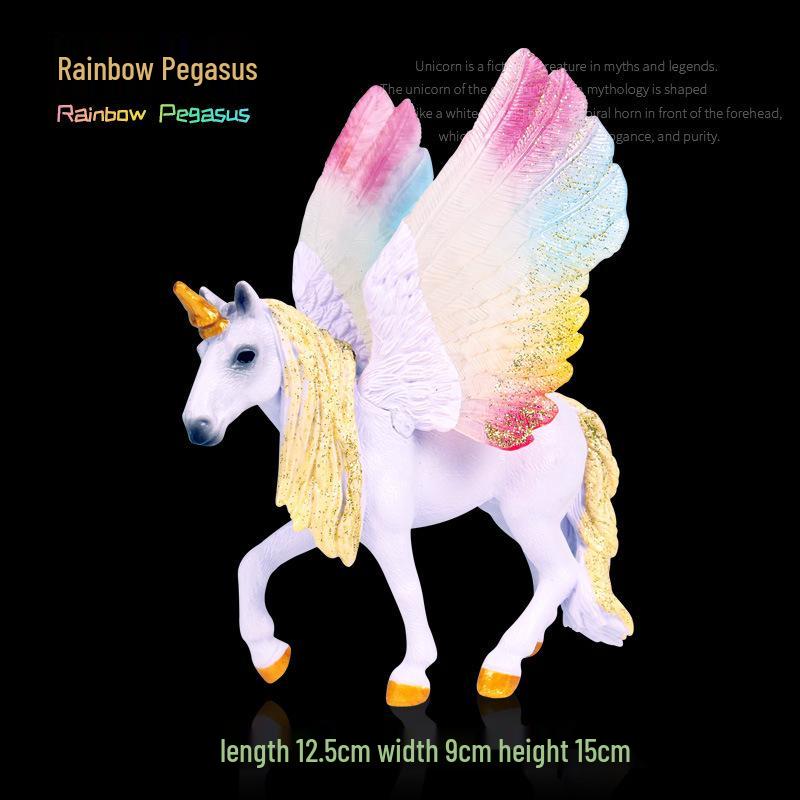 Mysterious Elf Pegasus Mythical Beast Model - Home Decoration Ornament & Gift