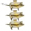 Metal Tape Measure 1/2/3Pcs Vintage Pig Portable Retractable Measuring Mini Sewing Tailor Cloth Weight Loss Body Measurement Ruler Pig-shaped