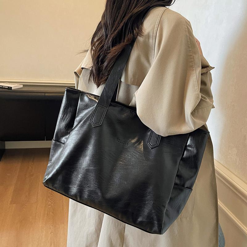 Women's Large Capacity Tote Bag Shoulder Handbag