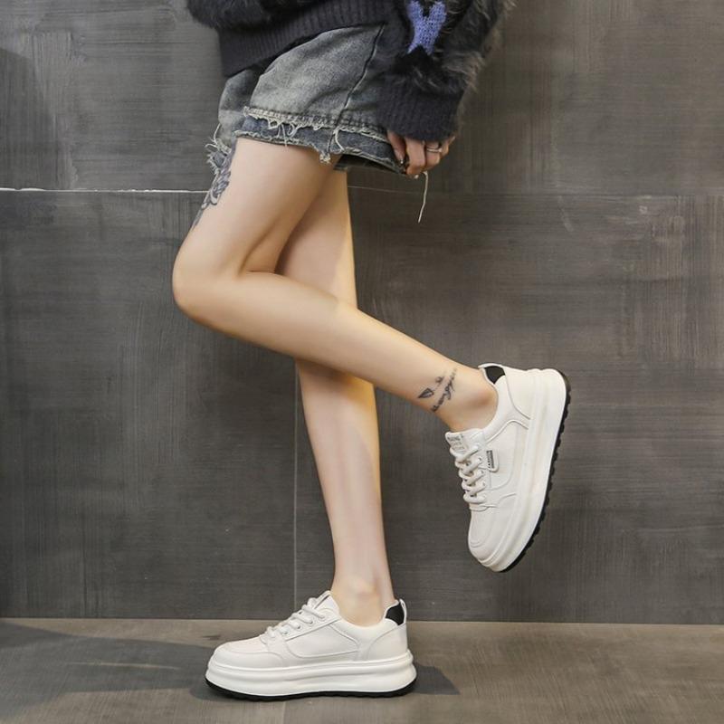 Fashion New Casual Flat Shoes Summer Running Shoes Women's Vulcanized Shoes Flat Lightweight Lace-up Fashion Lace-up Vulcanized