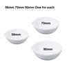1/4pcs 100g-5000g High Temperature Quartz Silica Smelting Crucible Smelting Casting Refined Golden Silver Jewelry Casting Tools