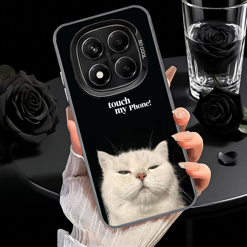 Funny Dont Touch My CallPhone Shockproof Phone Case for Xiaomi Redmi Note 15 14 13 12 Pro Plus 11 11S 11T 5G Cover Anti Fall Fun