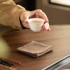 Linen Tea Towel Reusable Kitchen Towel Quick Dry Dish Towel Absorbent Lint-Free Hand Towel
