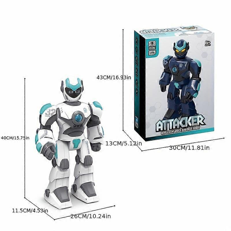 Intelligent voice dialogue robot remote control programming gesture sensing childrens storytelling electric model toy