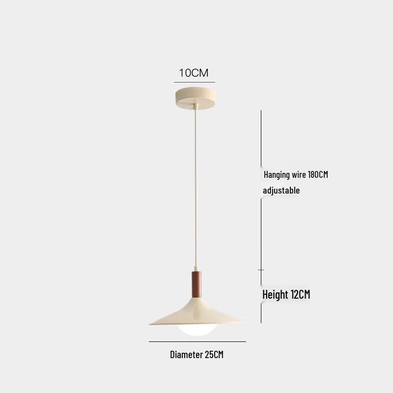 

UOSU Nordic Vintage 3-Head Dining Chandelier