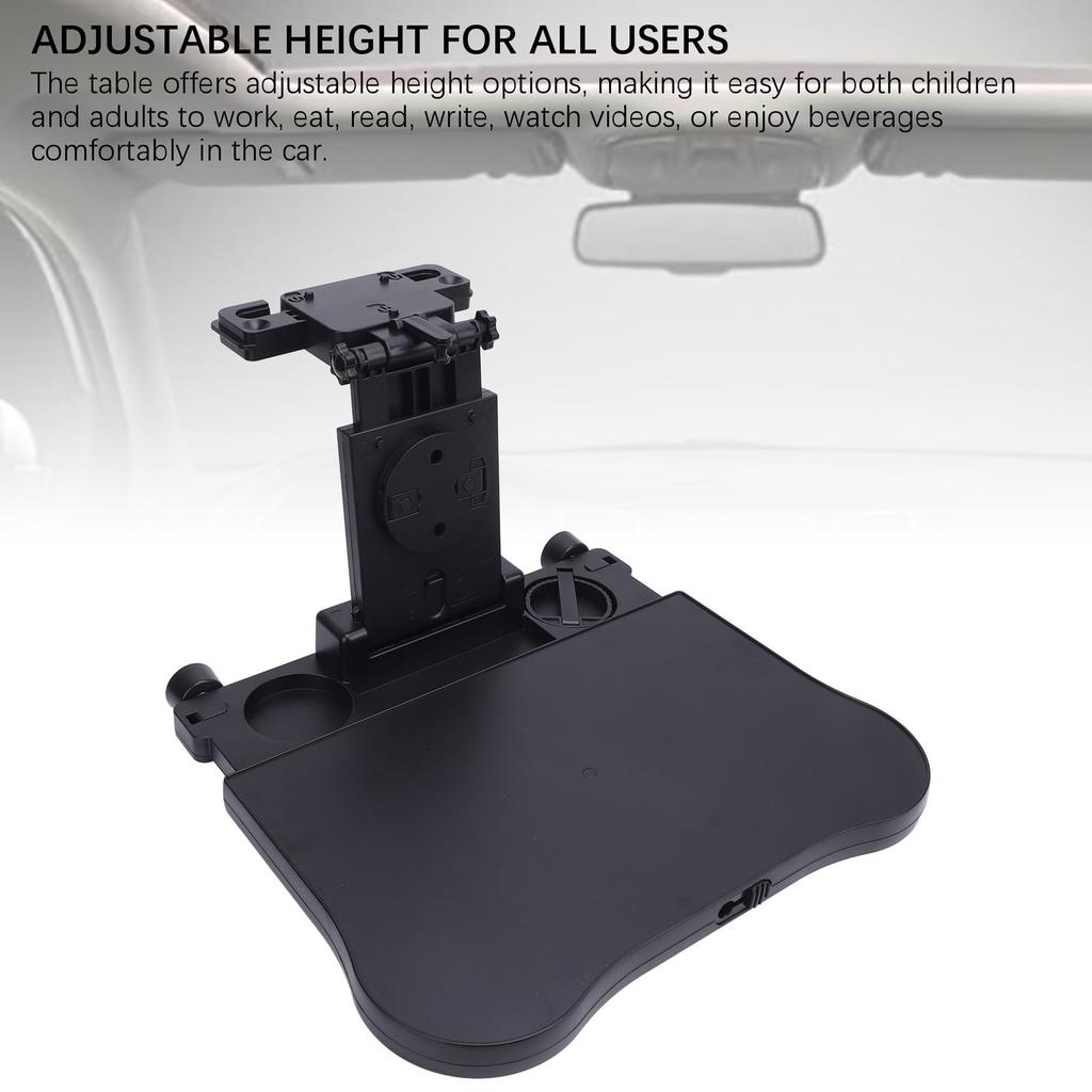 Car Backseat Tray Table Seat Back Laptop Desk Multifunctional with Phone Drink Holder for Eating for Rear Passenger for Working