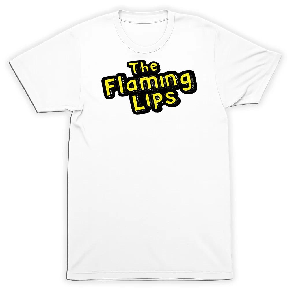 The Flaming Lips Logo T-Shirt Psychedelic Rock Indie Alternative Band Tee S