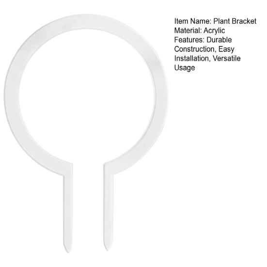 Plant Bracket Stand Transparent Weather-Resistant Structure Acrylic Garden Support Climbing Plant Growth Enhancer
