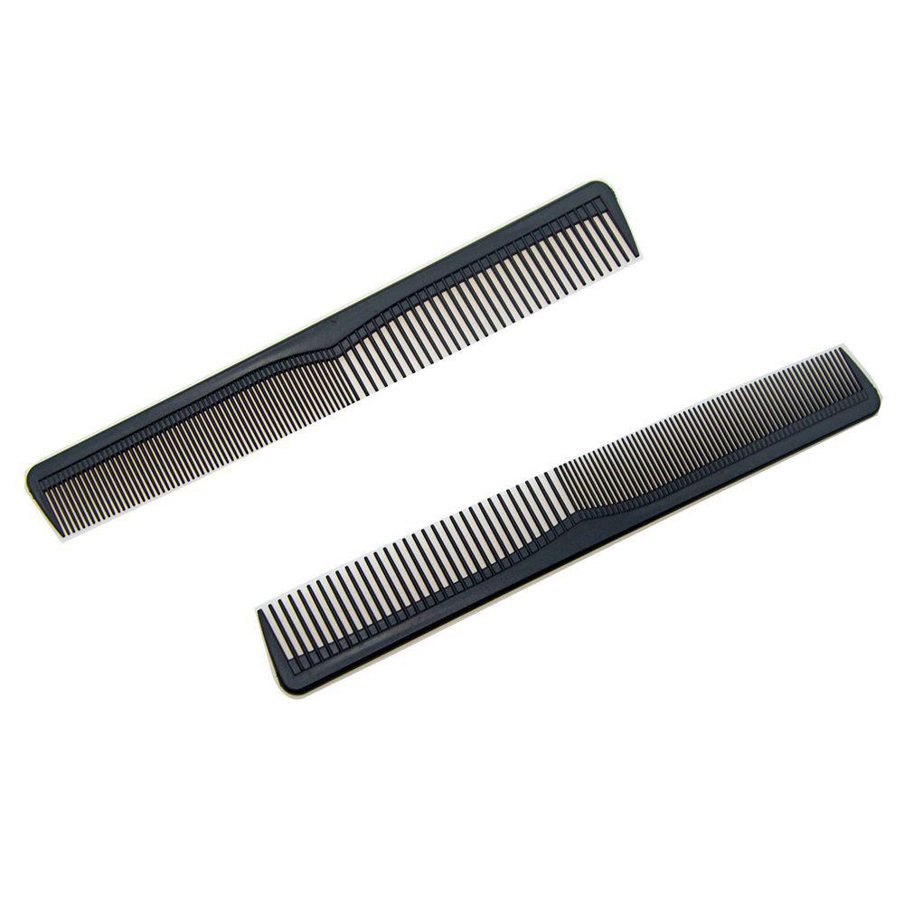 Dual-Sided Comb with Fine and Coarse Teeth for Straight Hair Styling - Portable Household Tool