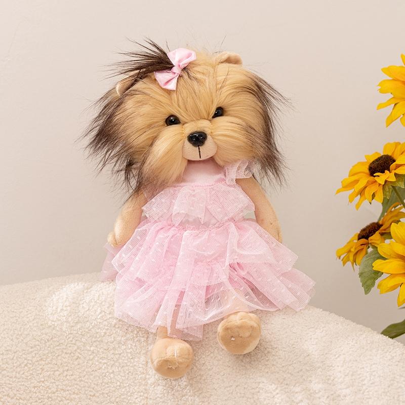 Pluche Speelgoed Poedel In Jurk Roze Blauw Rood Wit Hondje Knuffeldier Schattig Zacht Poppetje Speelgoed Kawaii Jongen Meisje Kind Vakantie Verjaardag Cadeaus 28cm