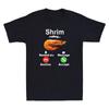 Shrim Calling Funny Shrimp Phone Screen Misspelled Meme Quote Joke Men's T-Shirt