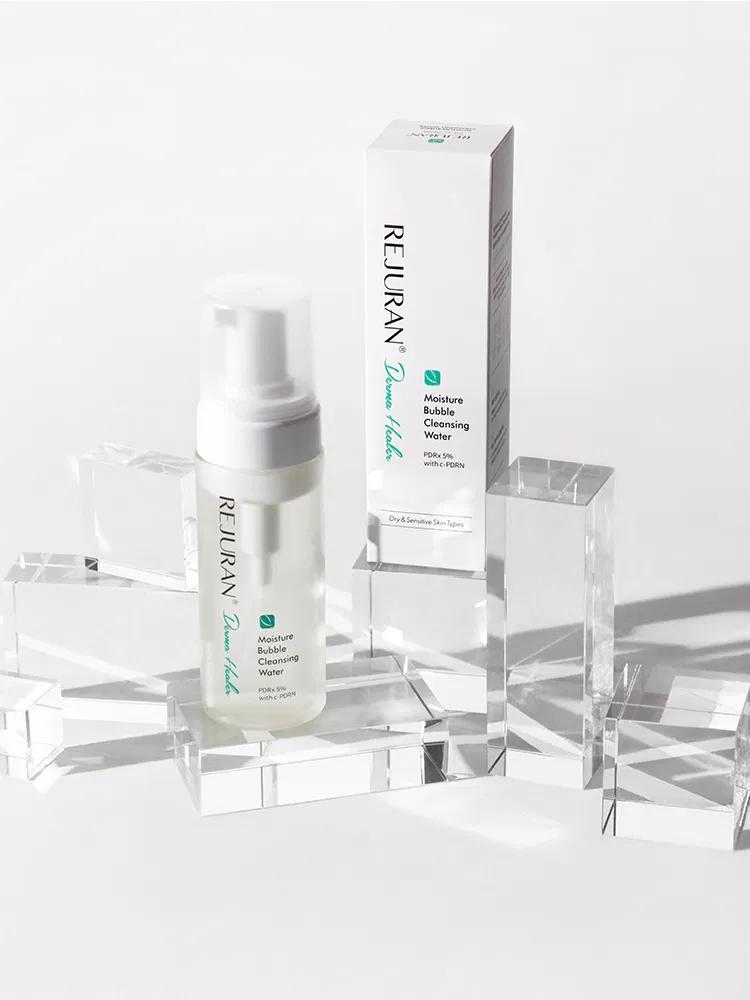 REJURAN Derma Healer Moisture Bubble Cleansing Water 150ml c-PDRN Gentle Hydrating Facial Cleanser