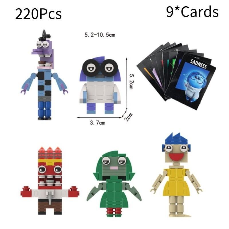 Cross-border Mind Toys Building Blocks Set Featuring 9 Agent Team Figures For Movie Fans