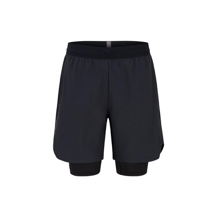 Asics 2 In 1 Breathable Moisture Wicking Mid Rise Running Shorts Men Shorts 2031F710-001