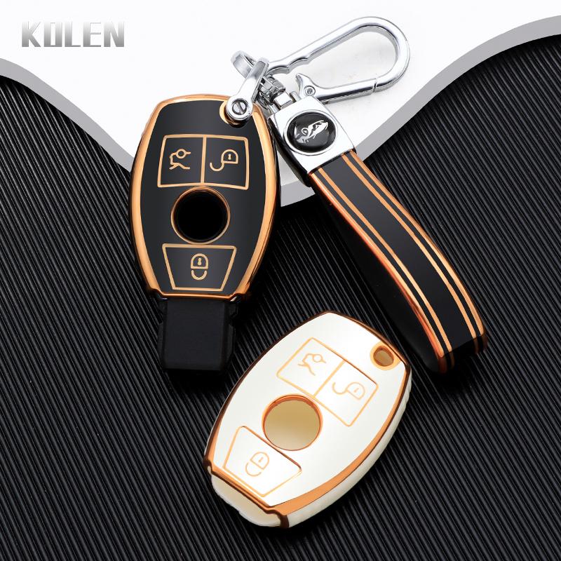 Tpu Car Key Cover Case Shell Fob For Mercedes Benz A B C E S G R Class Gls Gla Glk Glc Cls Cla Amg W204 W205 W212 W463 W176 W251