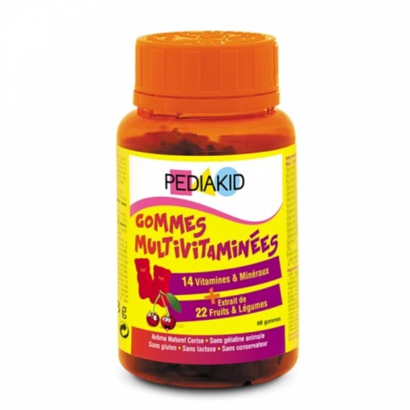 

PediaKid Multivitamin 60 Tablets (Cherry Flavor)