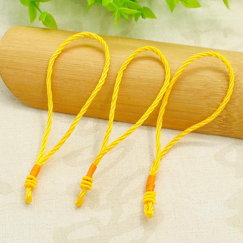 Thin Hemp Rope With Three Rings, Rope Head, Play Piece, Handle Rope, Key Bag, Jewelry Accessories, Fringed Lanyard.