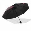 1pc Gothic Devil Girl Design Automatic Opening/Closing Umbrella with Cross Pendant, Portable Folding Design, Outdoor for Fans, Travelers, Daily U
