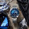 SEIKO Prospe Automatic/Manual Mechanical Movement Silicone Stainless Steel Strap Watch Men's Watches SRPK01K1