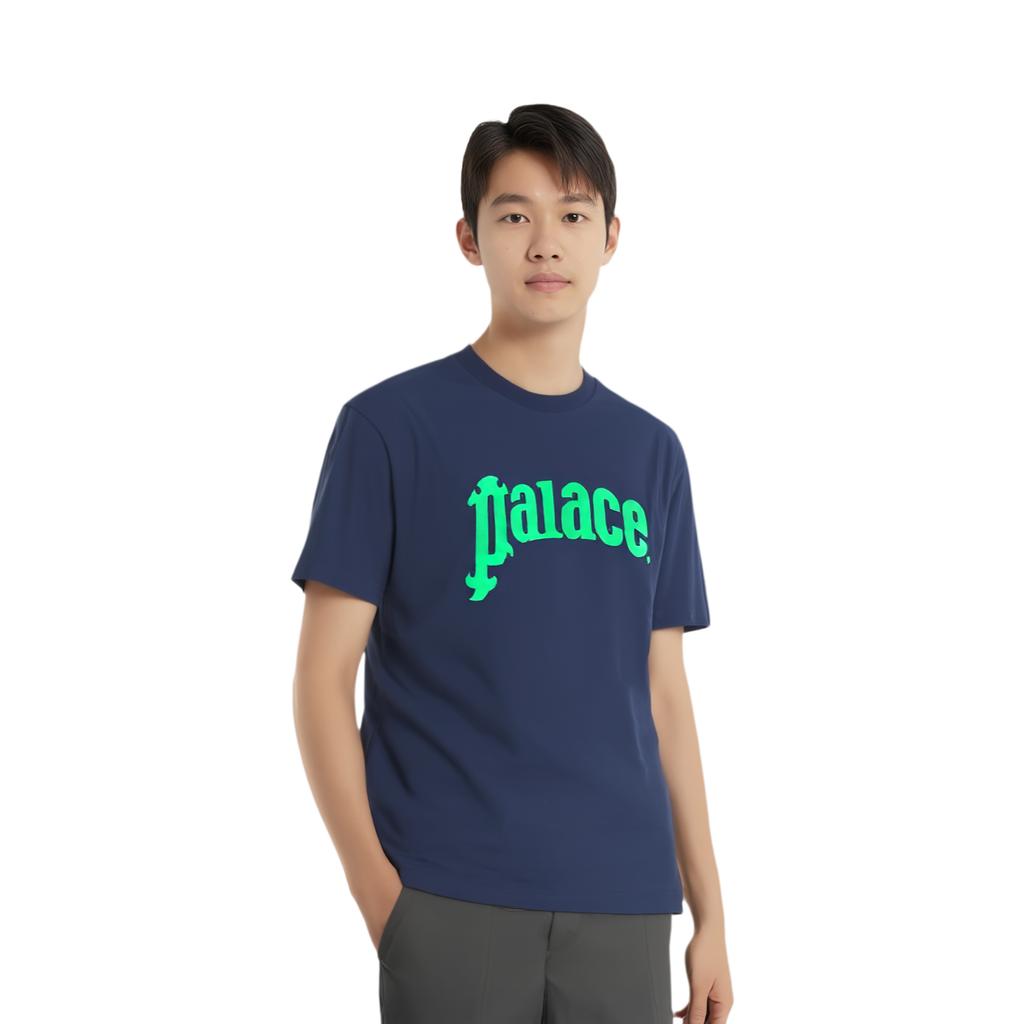 Palace Gassy T-Shirt Navy Unisex Tops Blue P26TS057